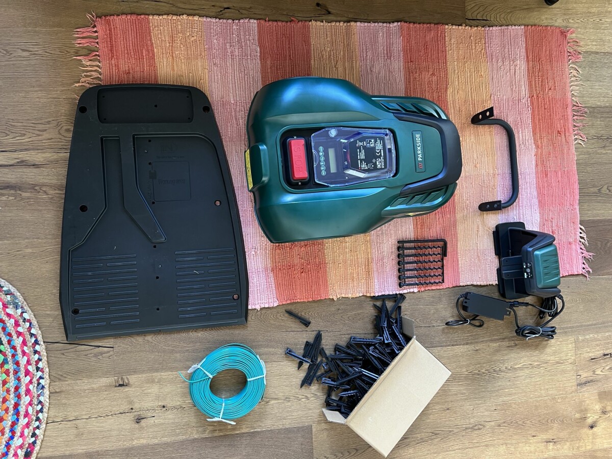 MÄHROBOTER PARKSIDE PMRA 20-Li B2 Mit Garantie Und Hochwertiger Garage