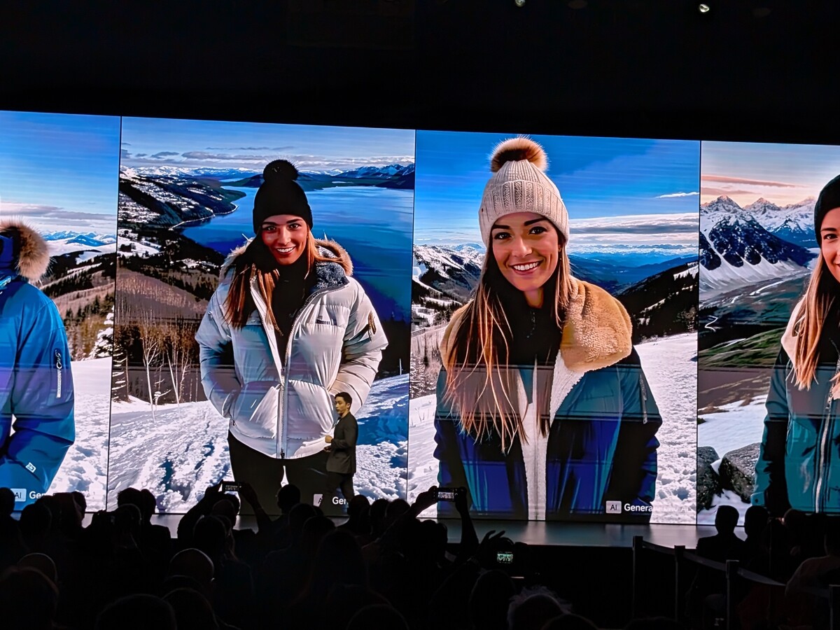 If you provide Xiaomi's AI with portrait photos of you, it can show you against any background in the future.
