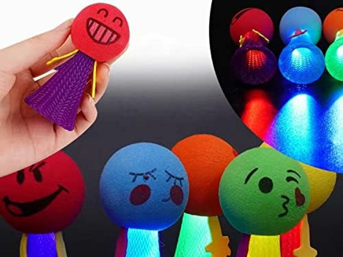 Jumping light-up toy
