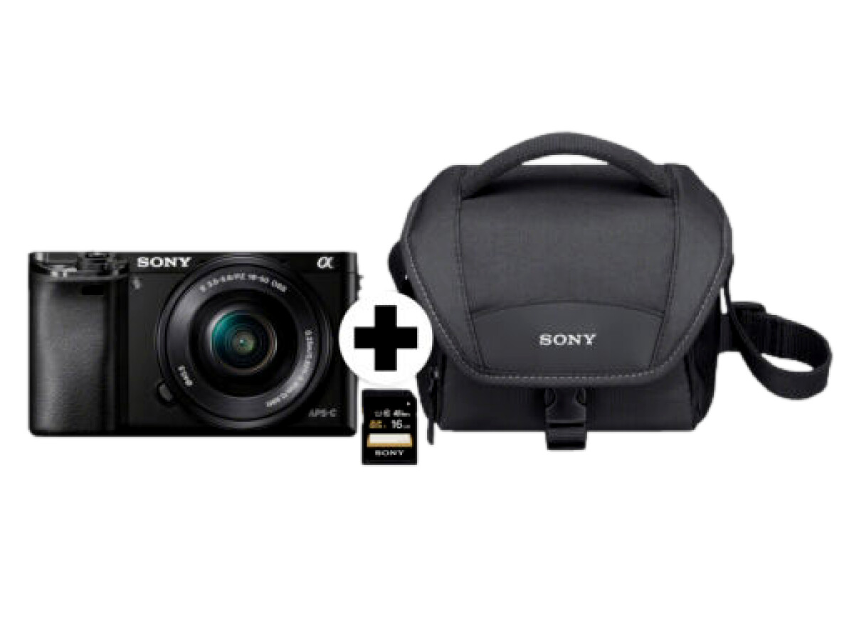 CUTOUT Sony Alpha 6000 Digital Camera + Case & Memory Card 