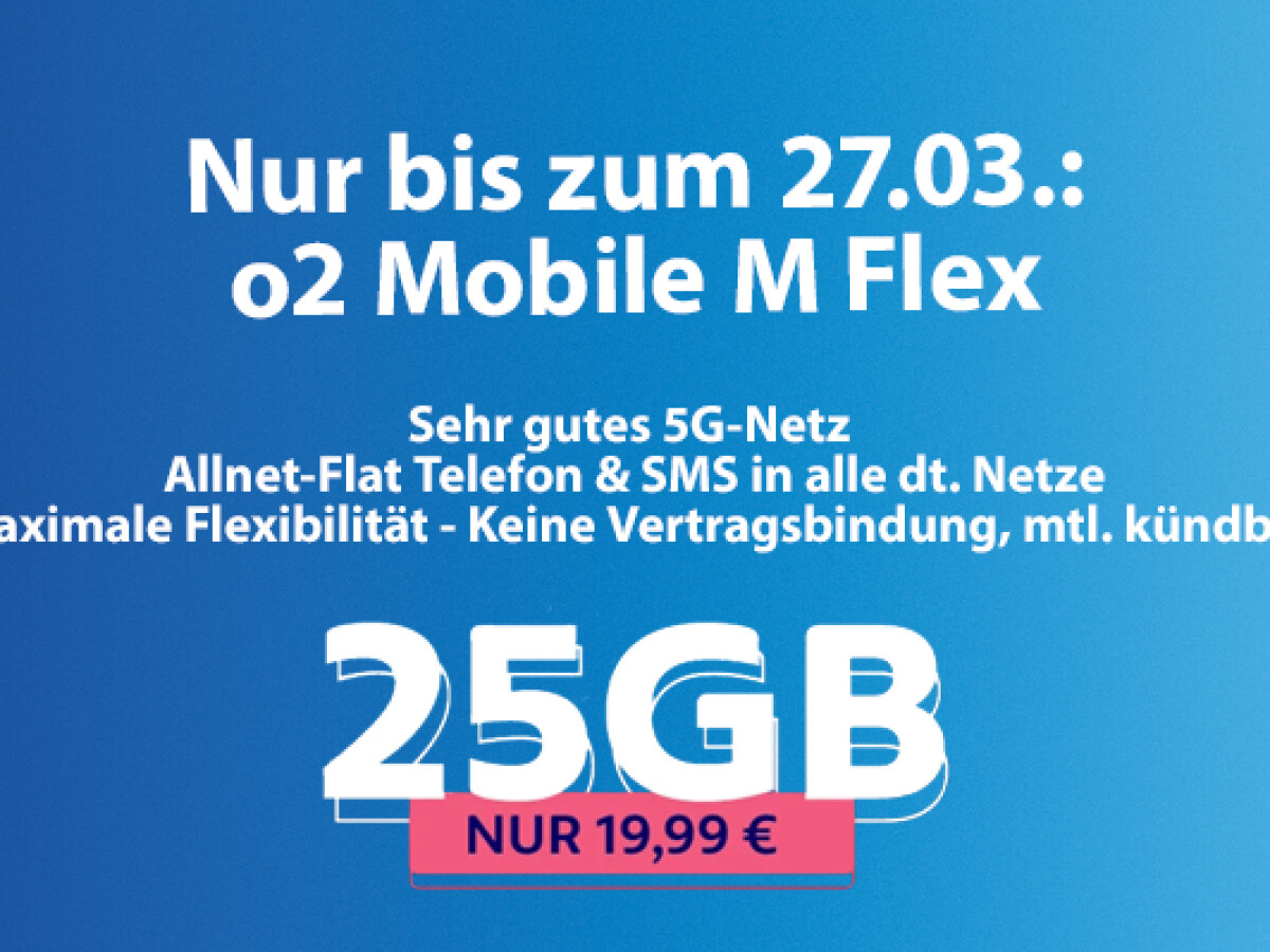 Mobile M Flex d'O2 avec une réduction