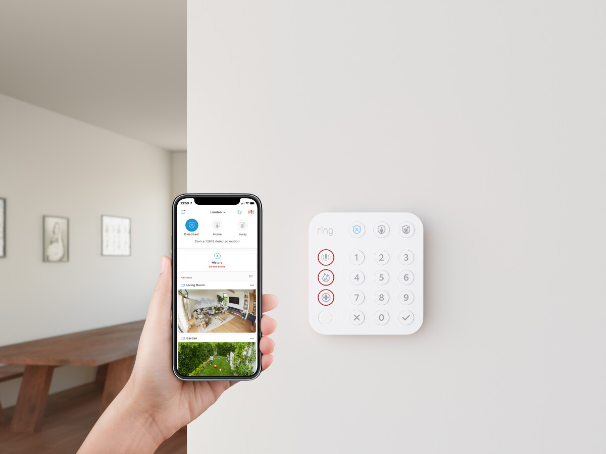 With Ring alarm sets you can make your house safer.