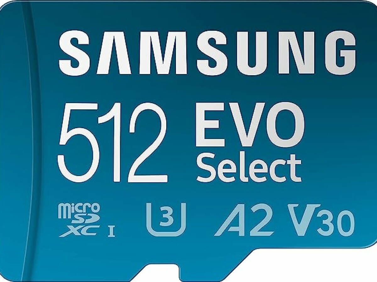 Carte microSD Samsung EVO Select + adaptateur SD