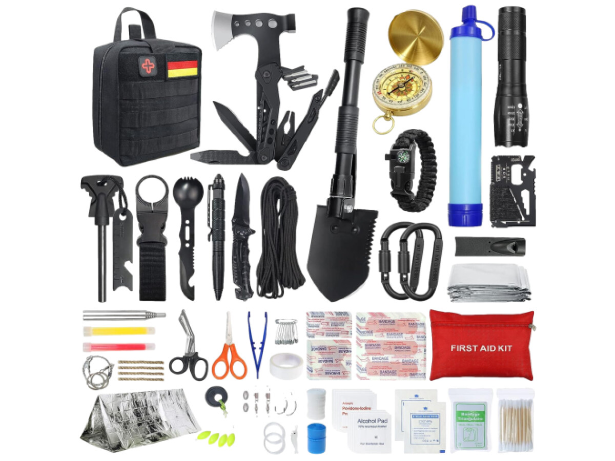 Kit de survie WayinTop |  180 pièces