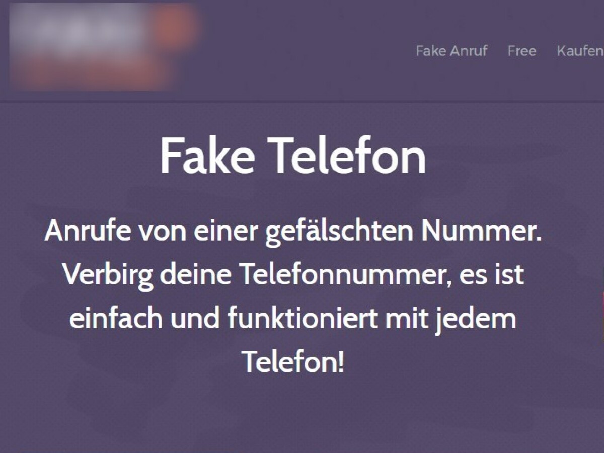 Handynummer online fake Mit Fake