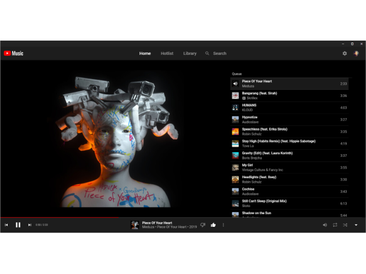 youtube music desktop windows 10