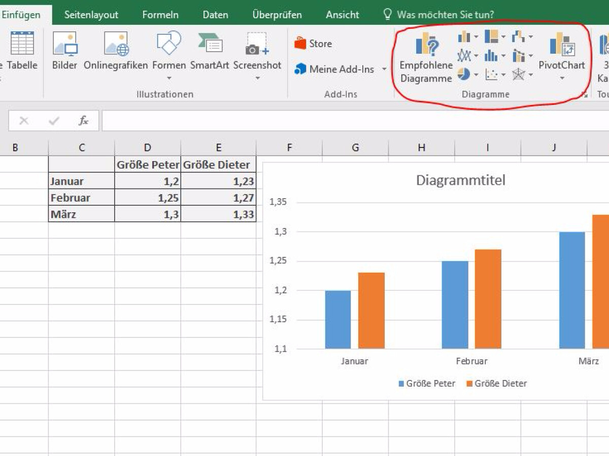 Microsoft Office Diagramme Mit Excel Erstellen Netzwelt