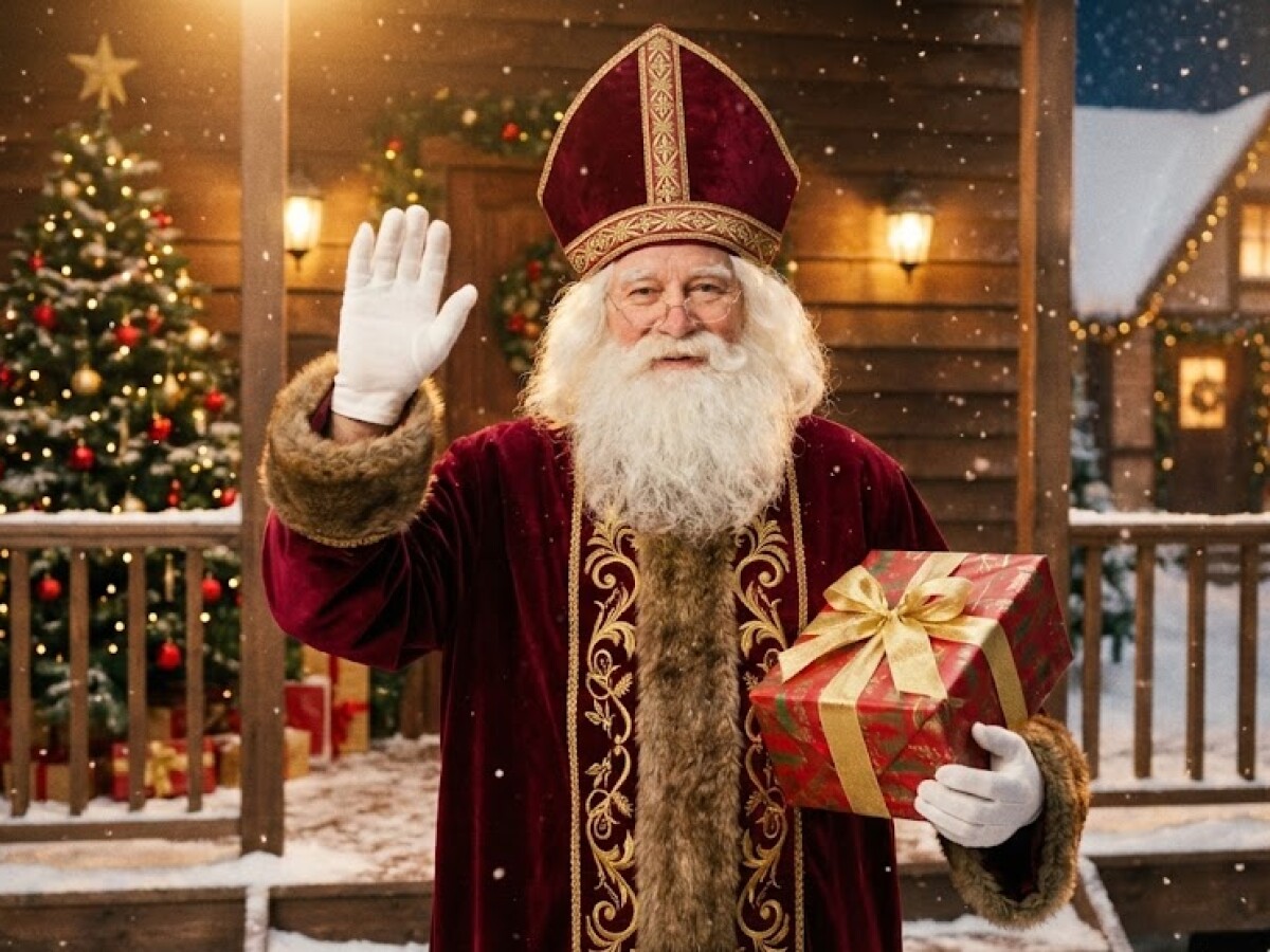 Dieses Nikolausbild wurde per KI generiert.