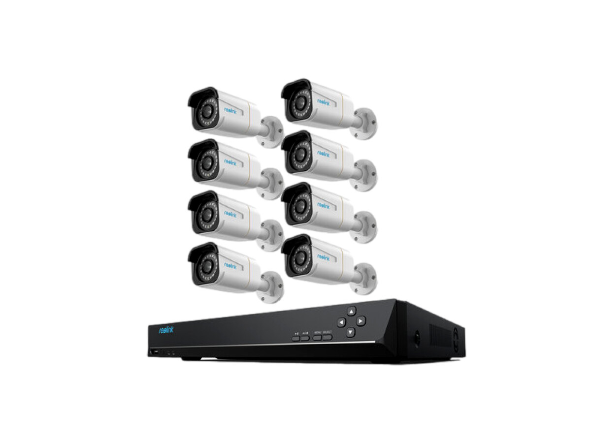 Sistema de vigilancia REOLINK que incluye 8 cámaras NVS8-5KB4-A