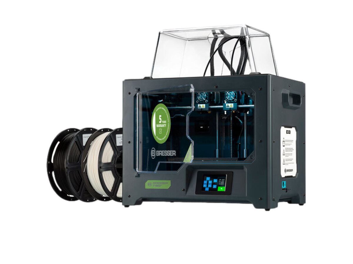 BRESSER Impresora 3D T-REX2 con doble extrusor