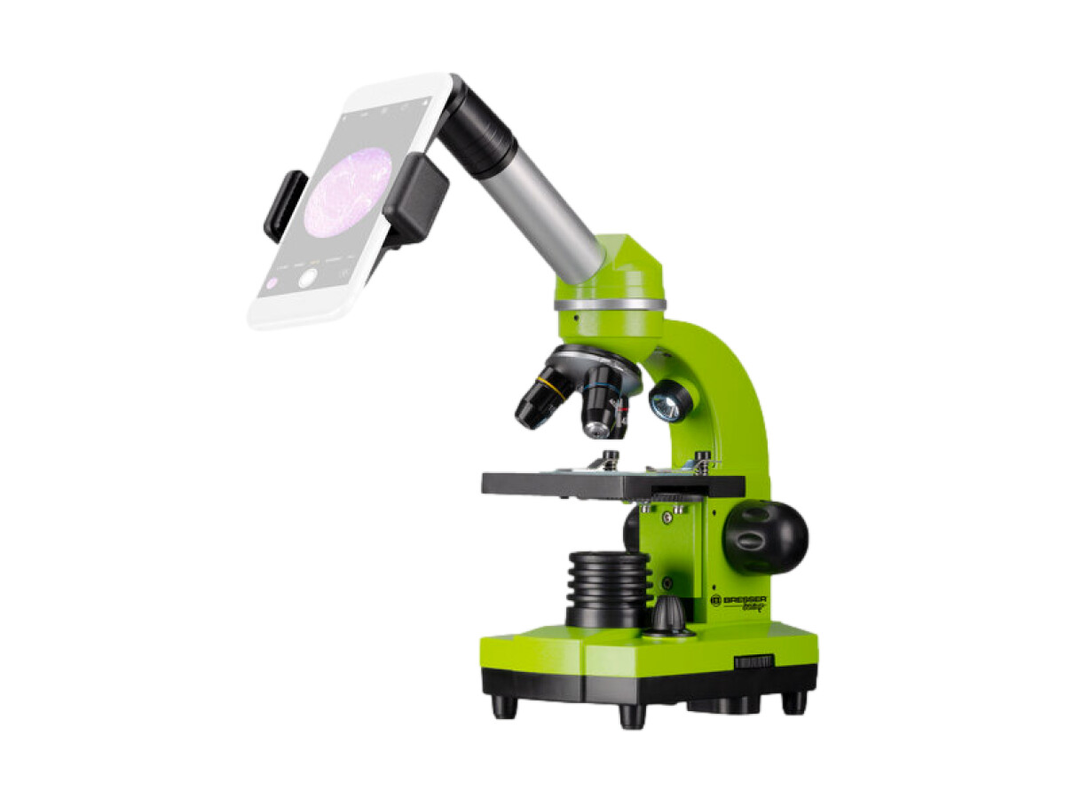 BRESSER JUNIOR Biolux SEL microscopio para estudiantes, verde