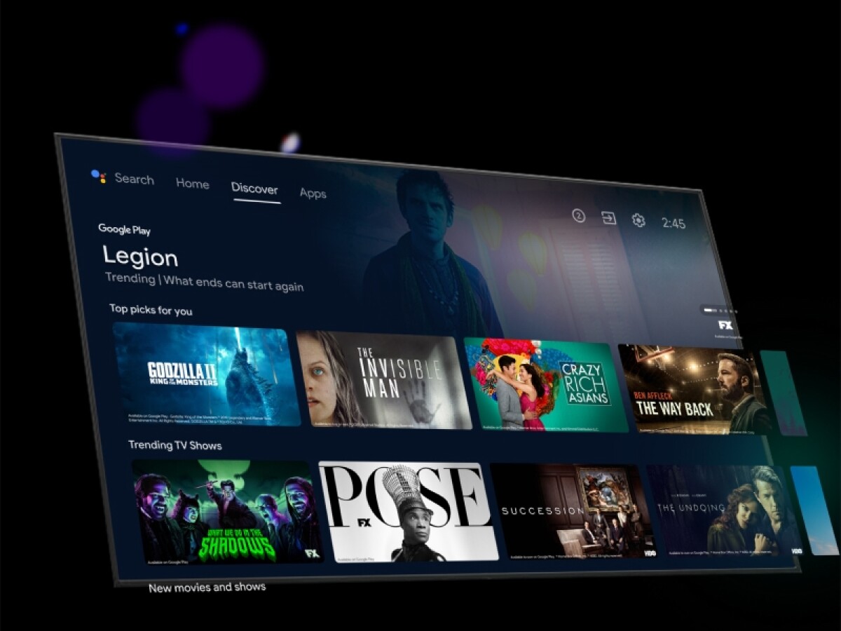 Android TV is an Android-based operating system for smart TVs.