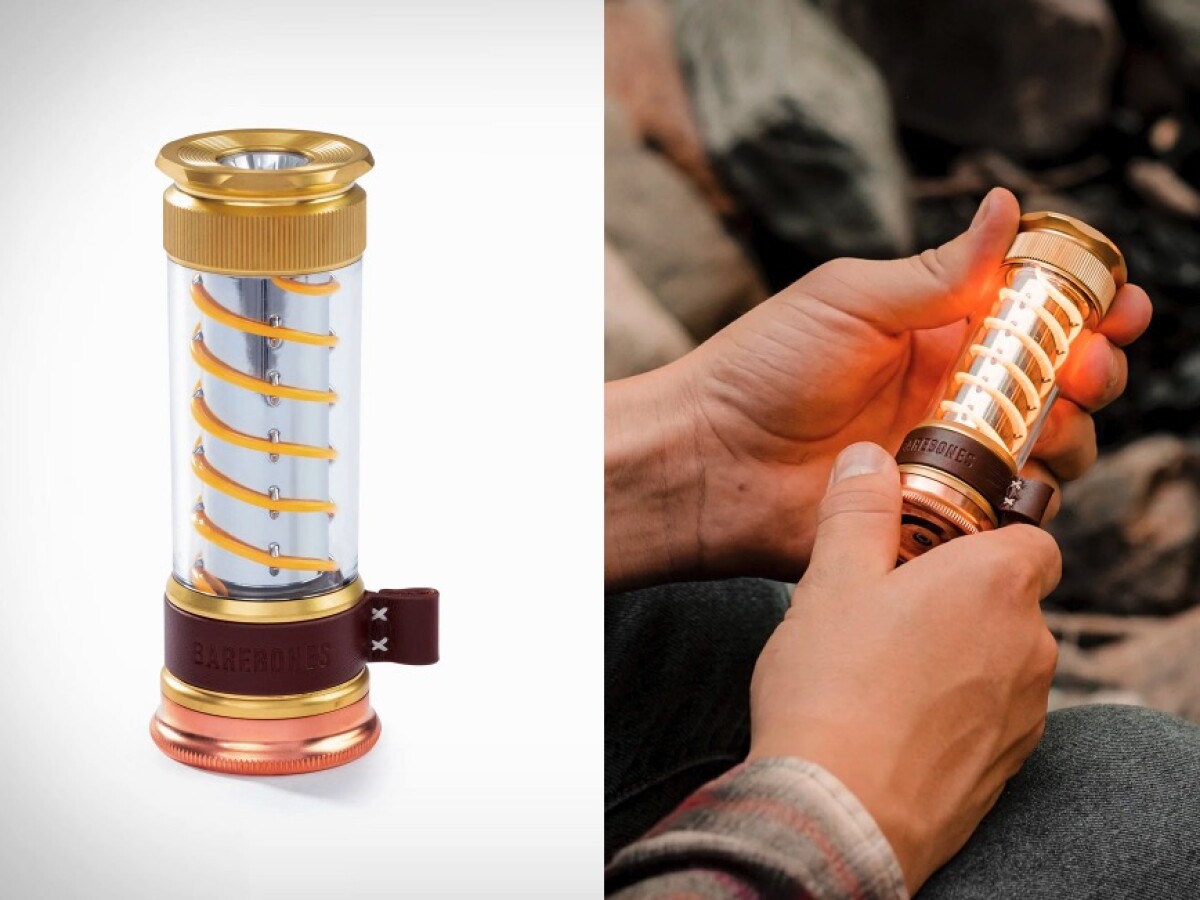 Il s'agit d'une lumière légèrement différente : l'Edison Light Stick rappelle les vieilles lanternes.  Bien sûr, la technologie LED moderne est à l'origine de l'aspect du filament.