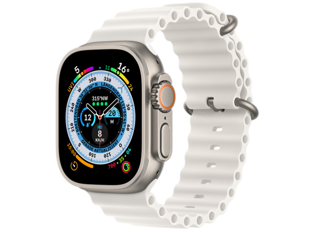 Apple Watch Ultra |  White |  Ocean Bracelet |  49mm