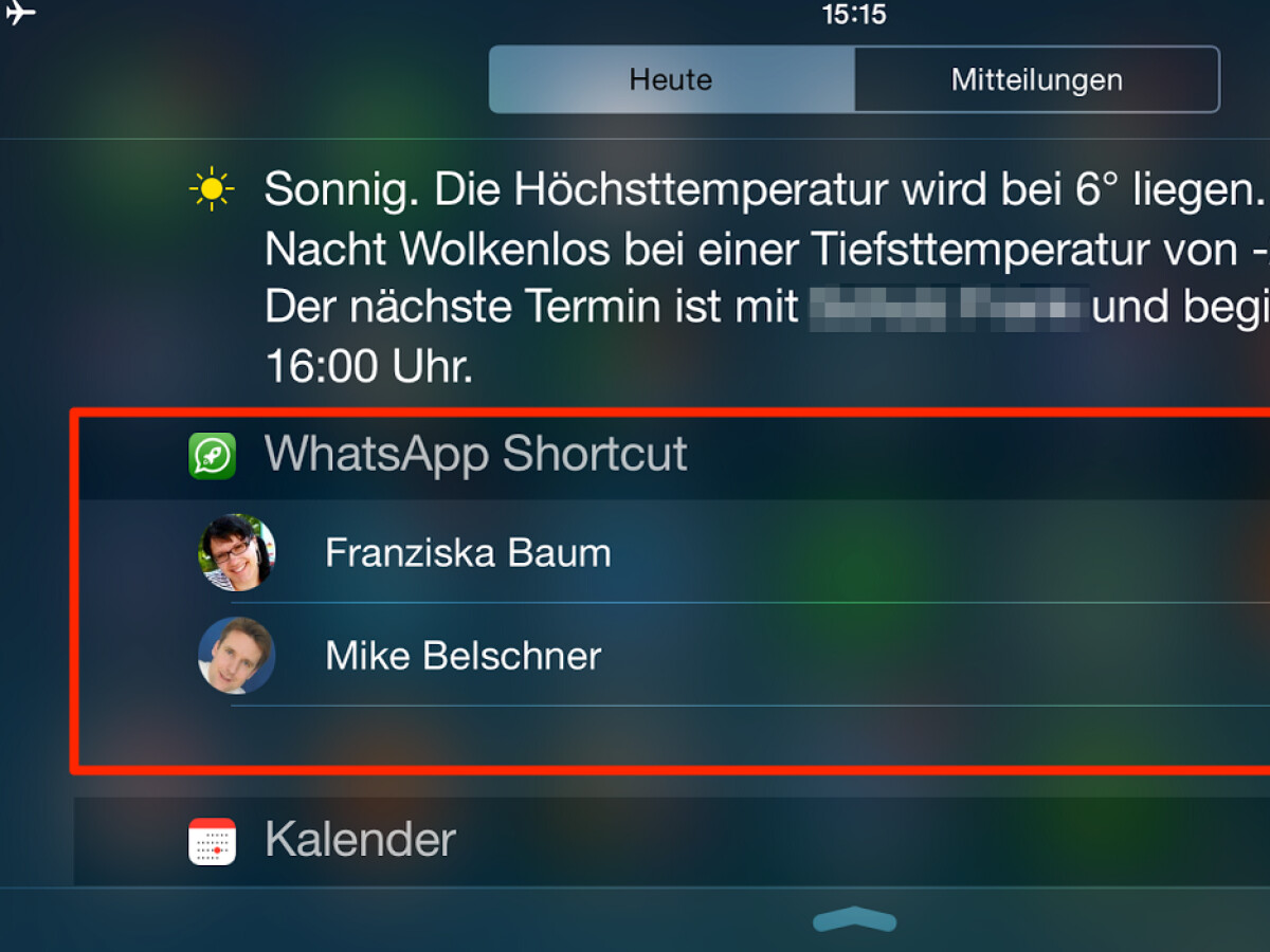 Whatsapp Shortcuts Fur Kontakte Auf Dem Iphone Anlegen Netzwelt