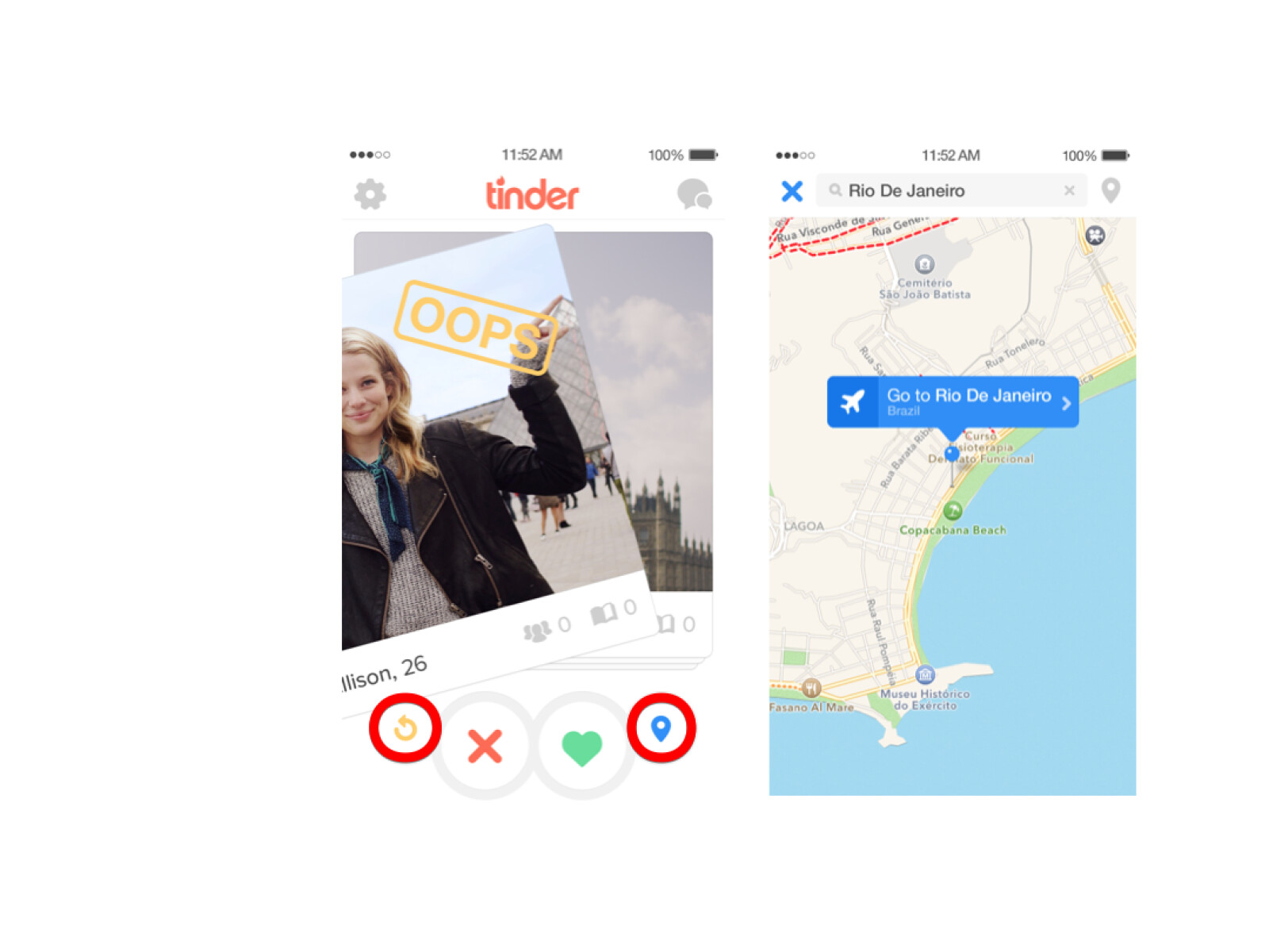 Tinder zeigt entfernung falsch an