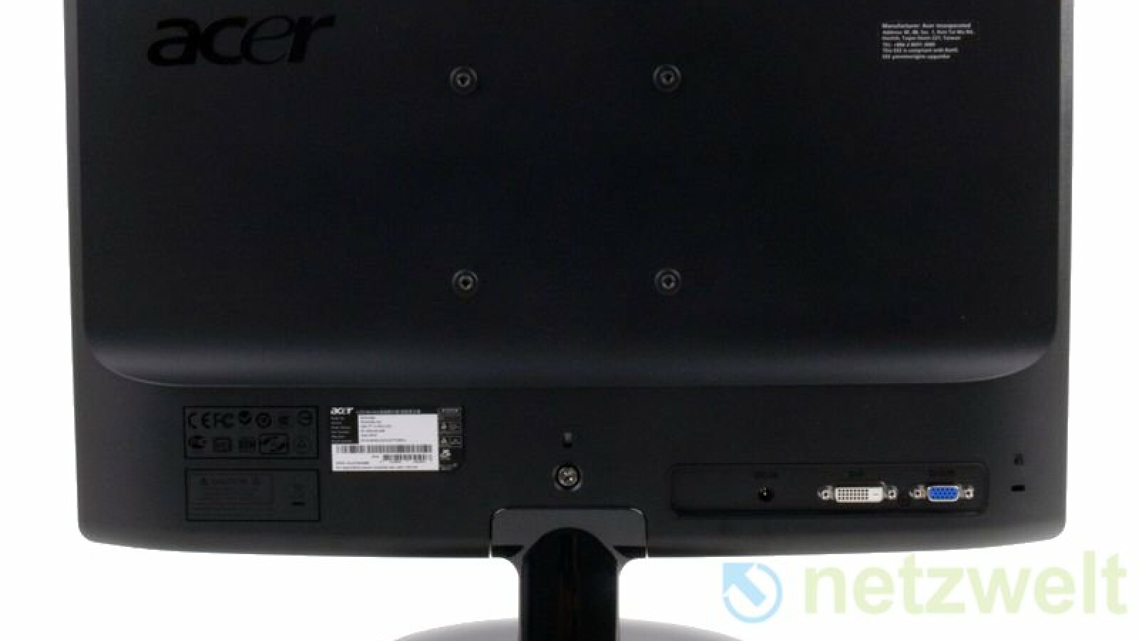 Acer S221HQL im Test | NETZWELT