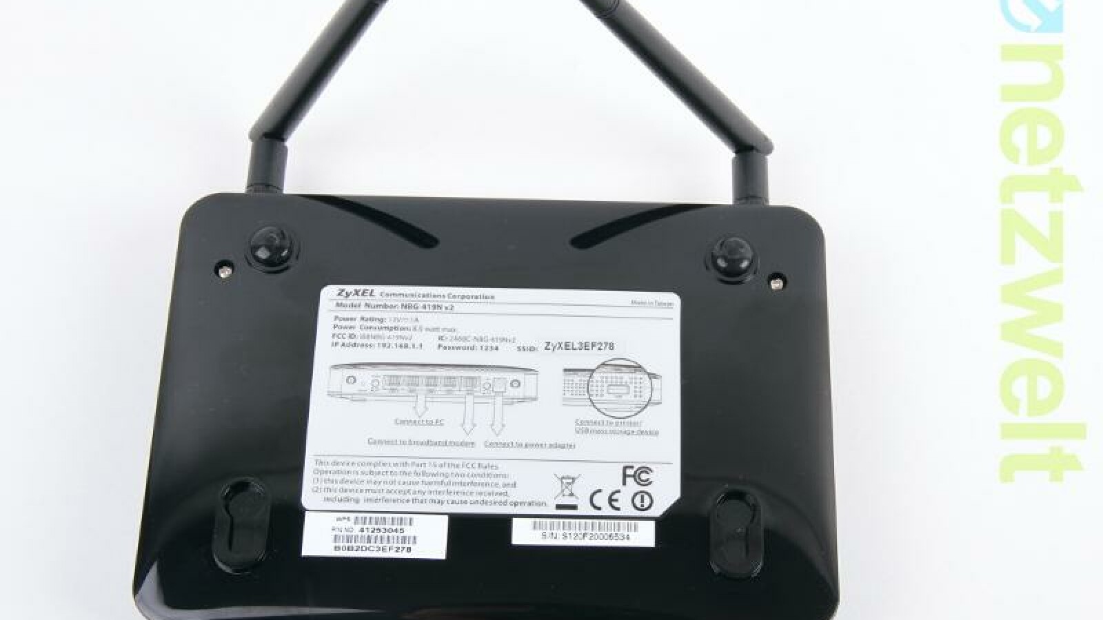 ZyXEL WLAN-Router NBG-419N v2 im Test | NETZWELT