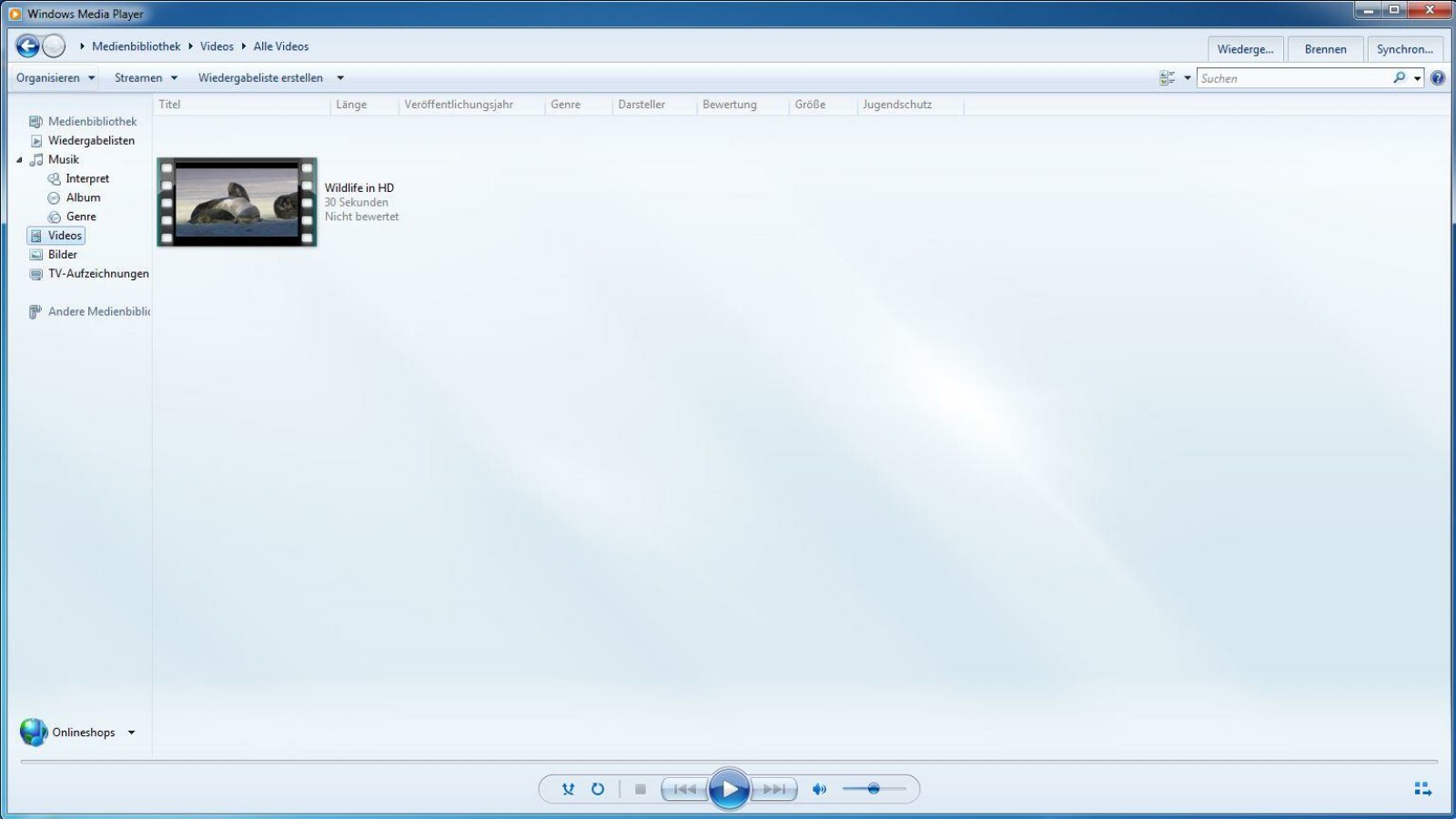 Windows Media Player NETZWELT