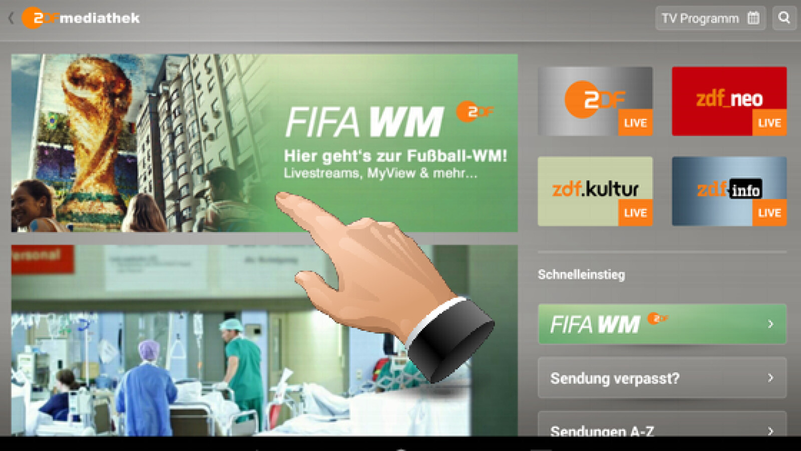 WM-Spiele in der ZDFmediathek NETZWELT