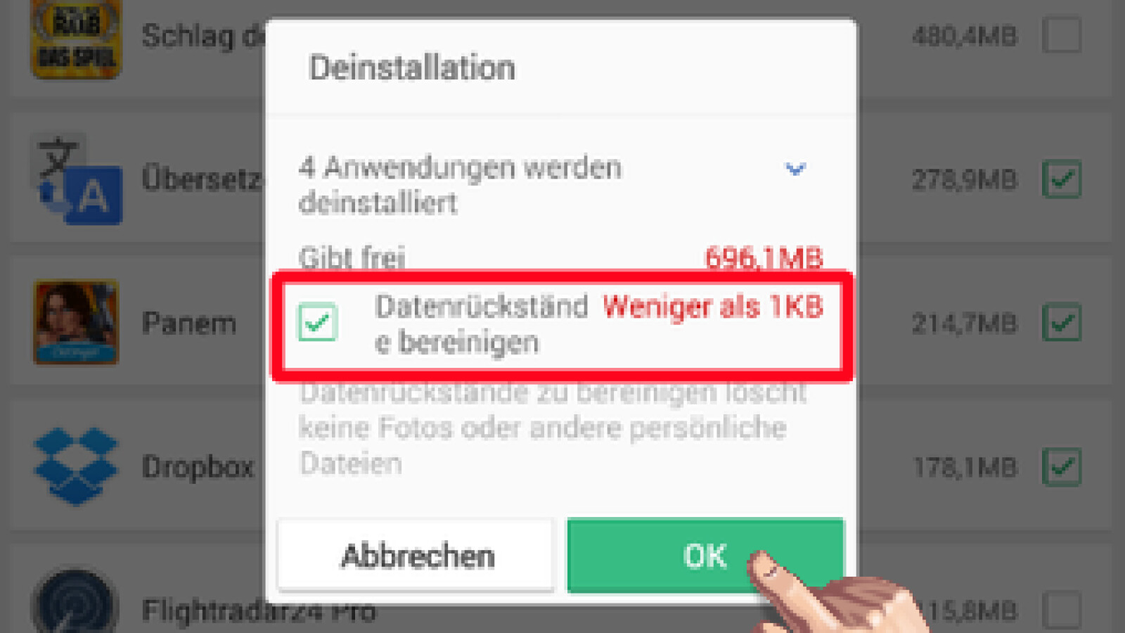 Mit Clean Master Apps deinstallieren und sichern | NETZWELT