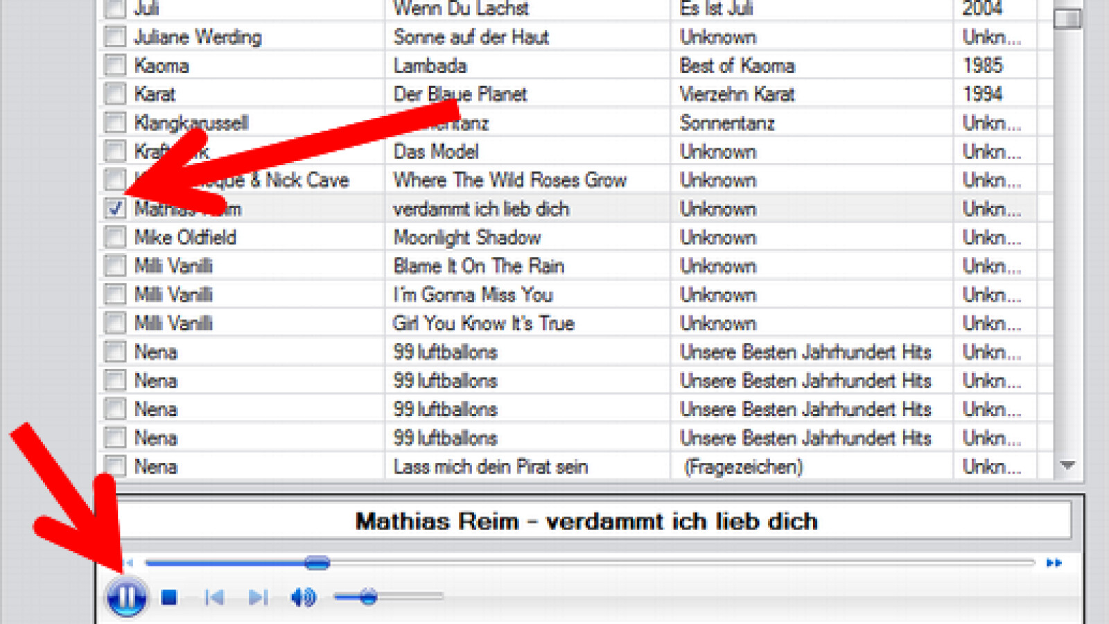 MP3Dateien mit KUERT MP3 Datenrettung suchen und anhören NETZWELT