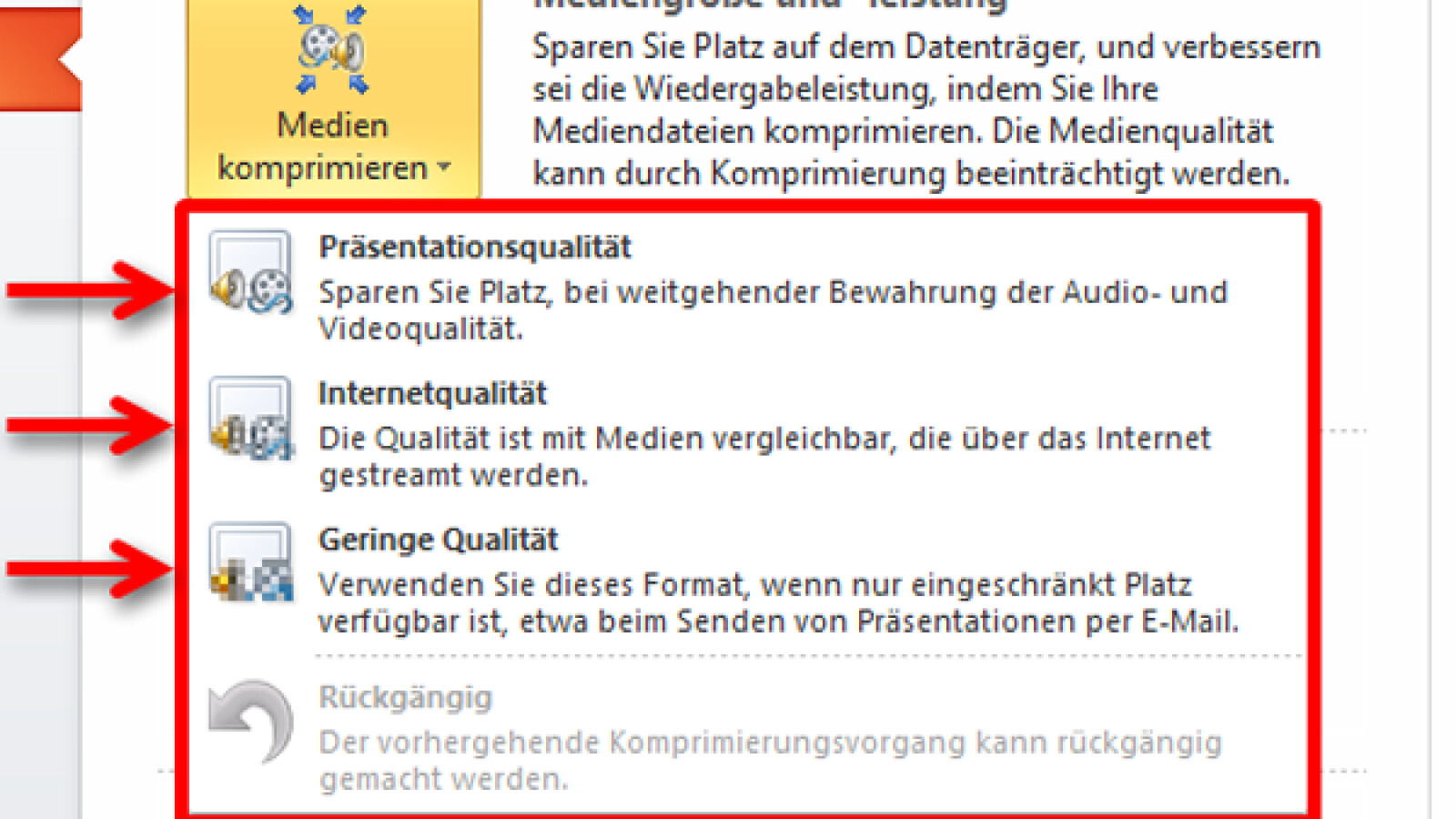 Präsentation in Microsoft PowerPoint verkleinern NETZWELT