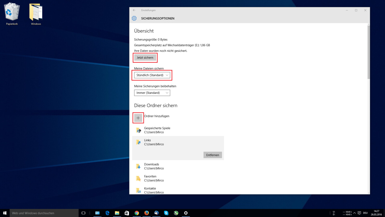 Anleitung backup mit windows 10 bordmitteln erstellen netzwelt