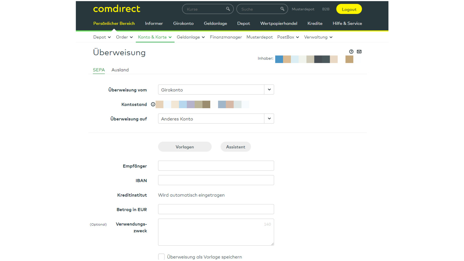 THEMA BETREFF COMDIREKT APP visual data 2