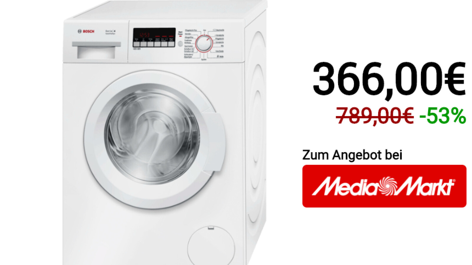 Bosch Waschmaschine am Cyber Monday Nur noch heute bei Media Markt extrem günstig NETZWELT