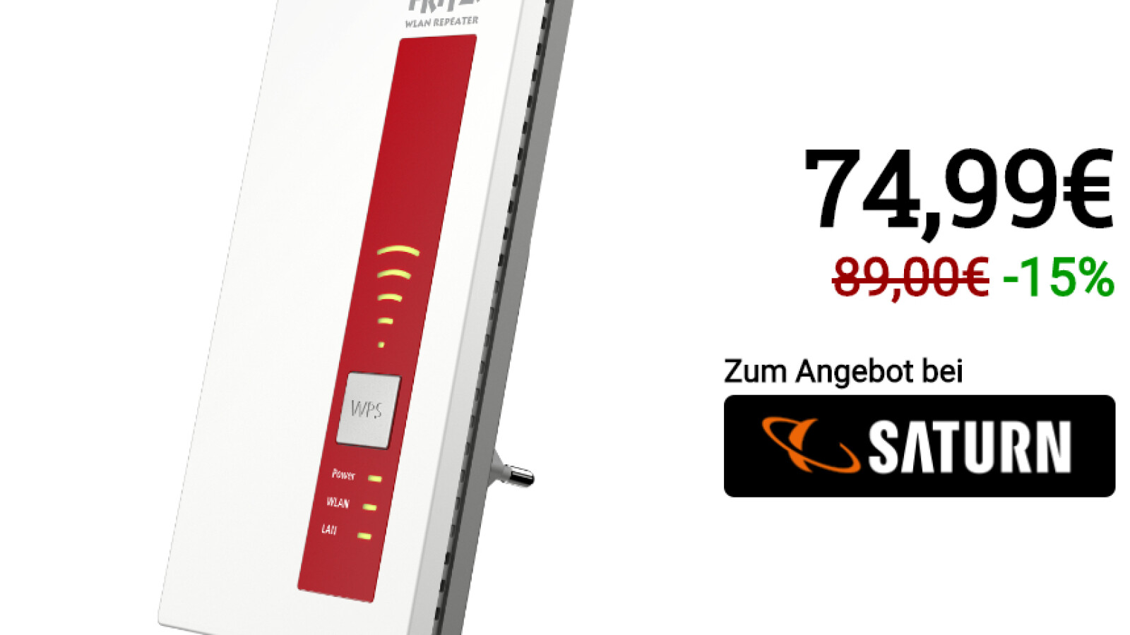 Saturn Quote Avm Fritz Wlan Repeater 1750e 15 Euros Cheaper Igamesnews