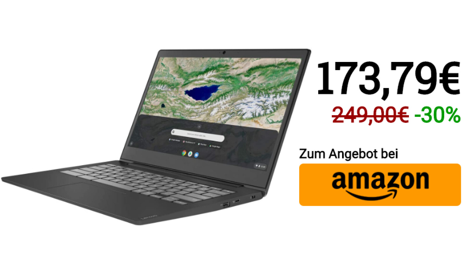 Lenovo Chromebook für deutlich unter 200 Euro: Starker Amazon-Tagesdeal