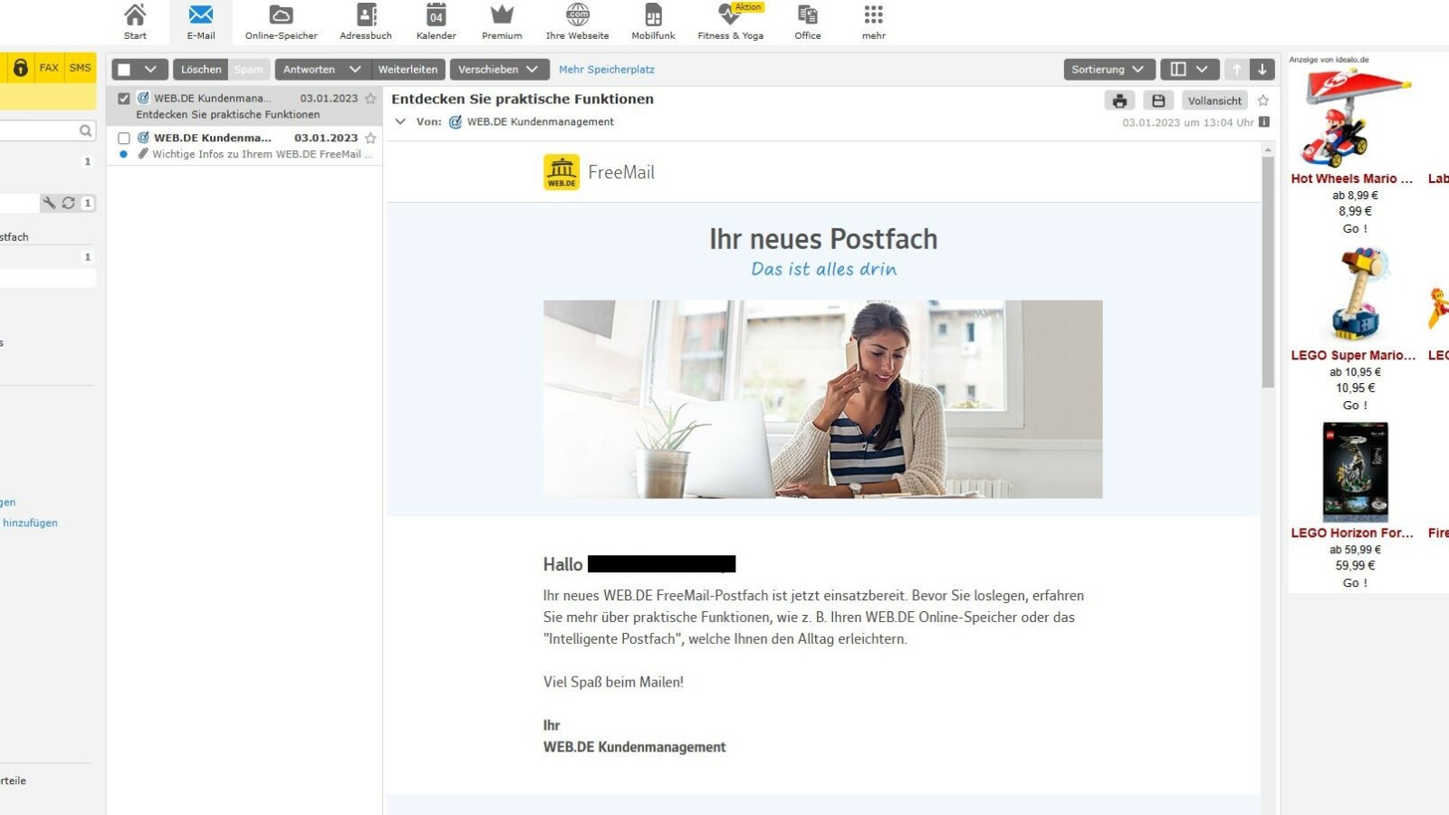 Web.de im Test Ein Einblick in den deutschen EMailDienst NETZWELT