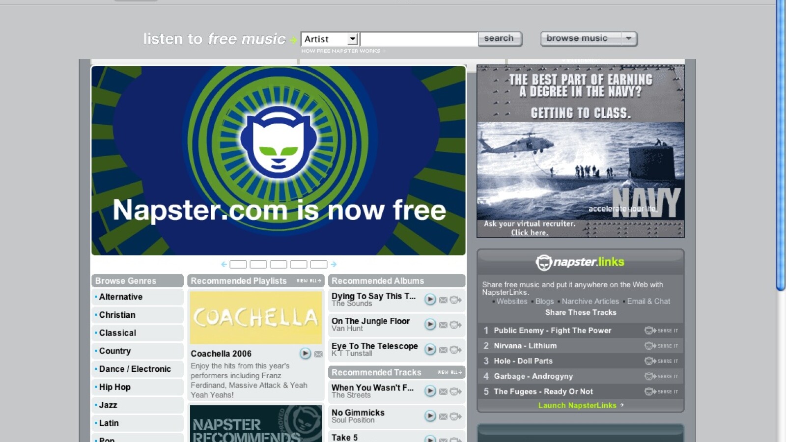 Napsters neuer WebDienst NETZWELT