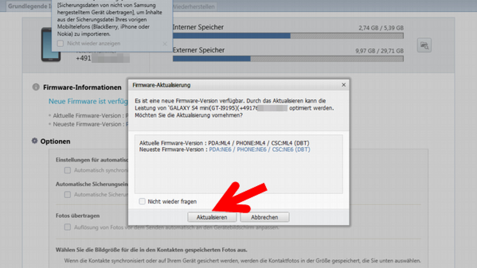 Firmware Update Uber Samsung Kies Netzwelt