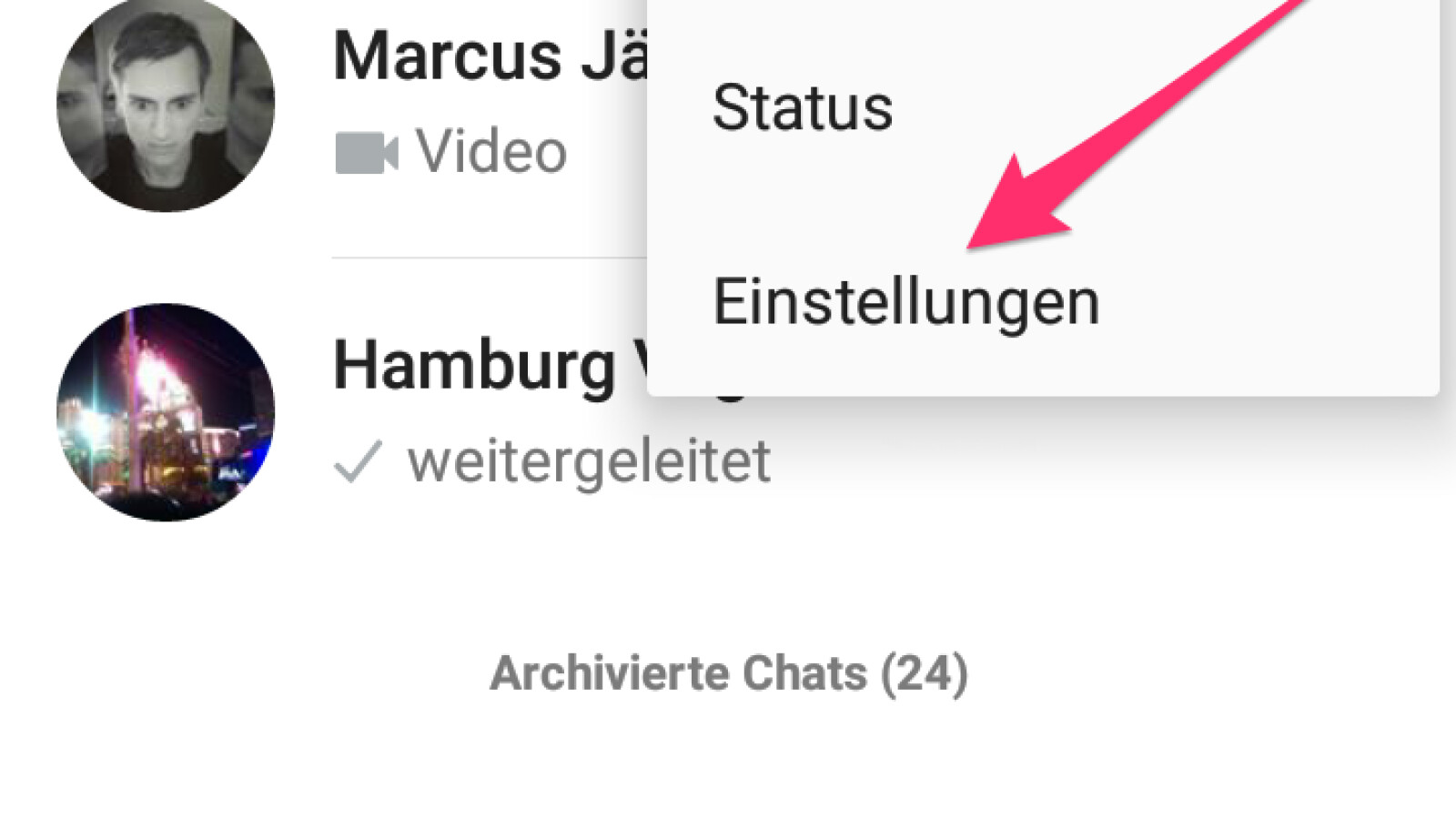 Iphone löschen whatsapp archivierte bei chats WhatsApp: So
