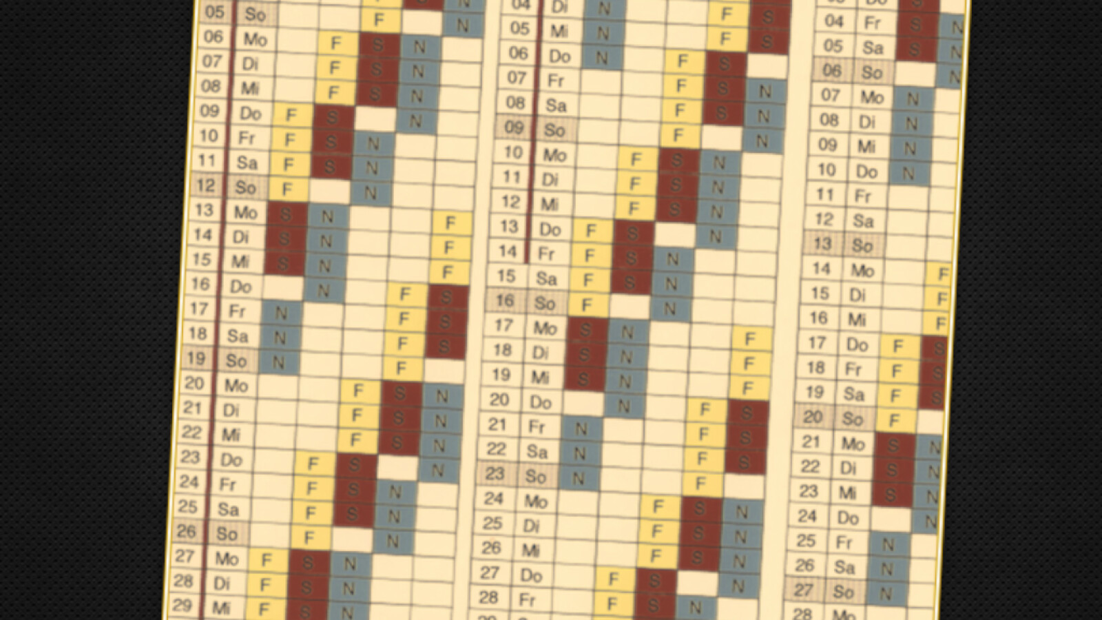 Schichtkalender Download NETZWELT