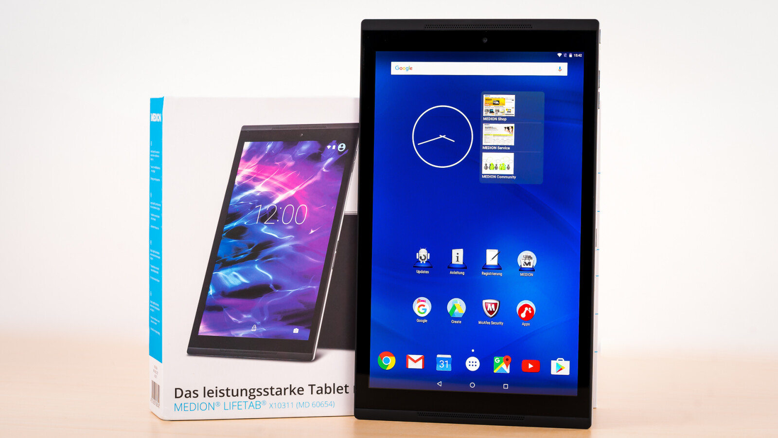 brotect Pellicola Vetro Opaca per MEDION Lifetab E10802