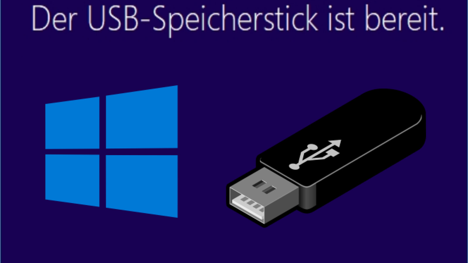 Ekstremt vigtigt Foreman Festival Windows 10: USB-Stick mit ISO erstellen - so geht's | NETZWELT