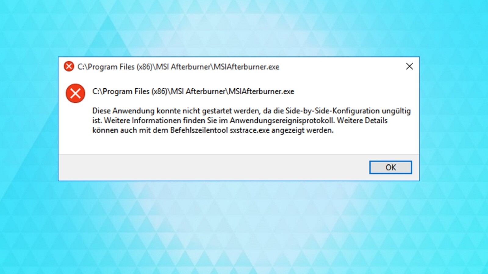 Side By Side Konfiguration Ist Ungültig Windows 10 www.netzwelt.de