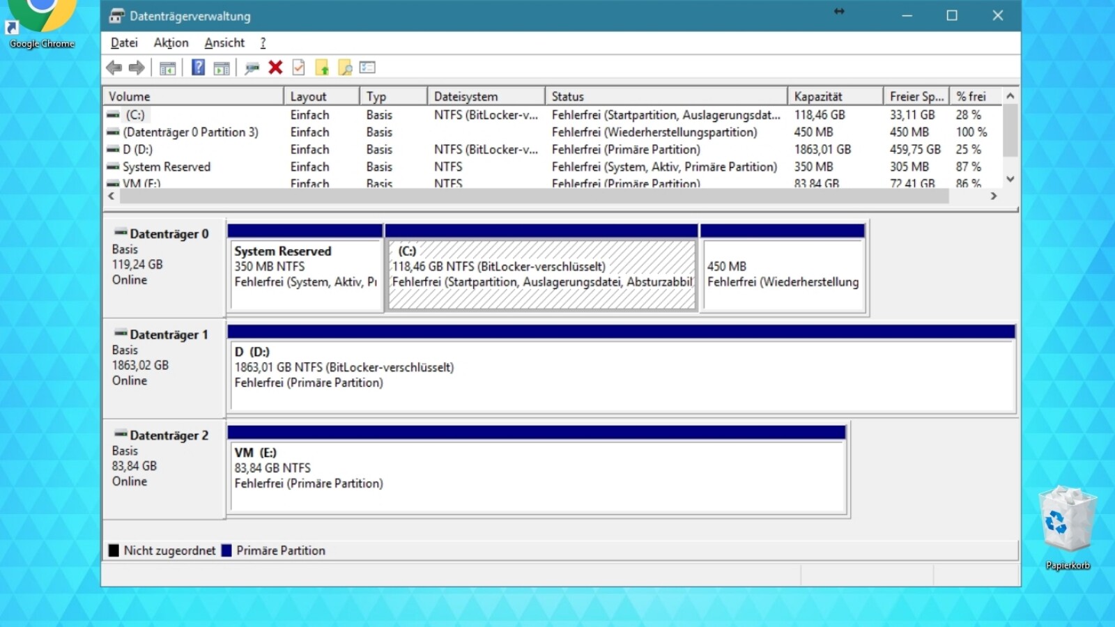 Windows 10 Partitionen verkleinern und neu erstellen so geht´s