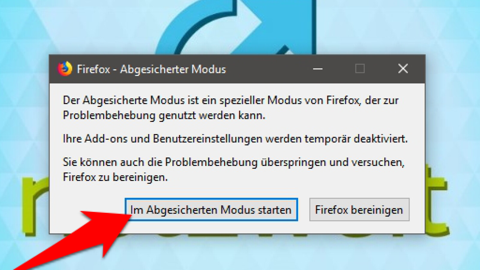 Firefox Windows 8 Modus