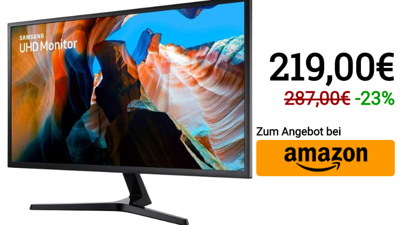 Samsung UHDMonitor mit 32 Zoll Zum Prime Day bei Amazon für nur 219