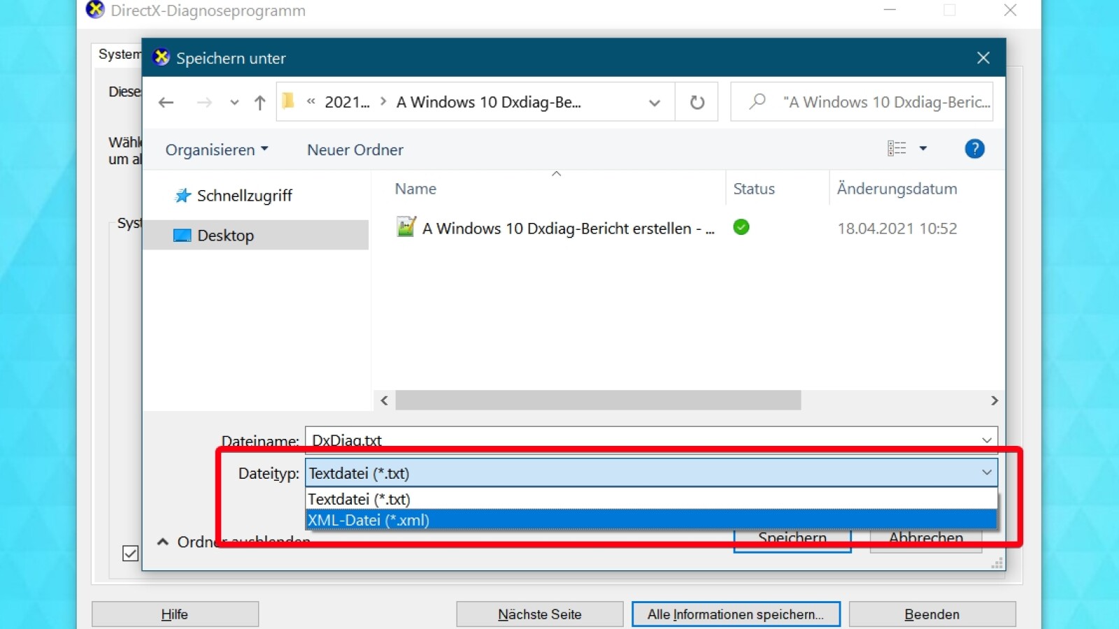 Windows 10 Dxdiag Bericht Erstellen So Geht S Netzwelt
