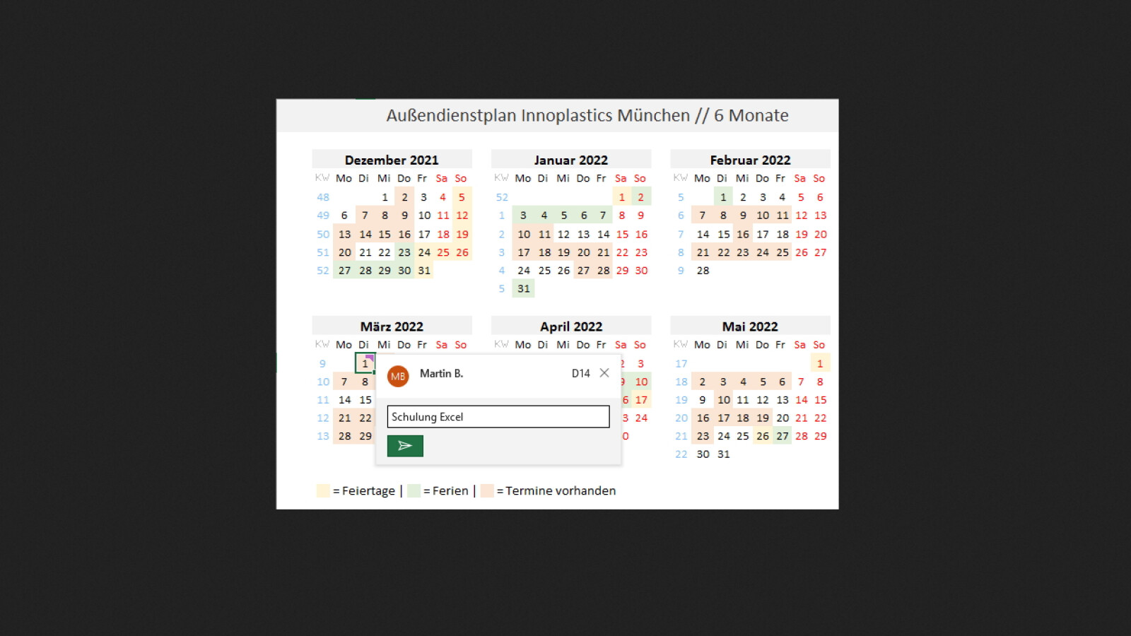 Kalender für Unternehmen und Firmen  NETZWELT