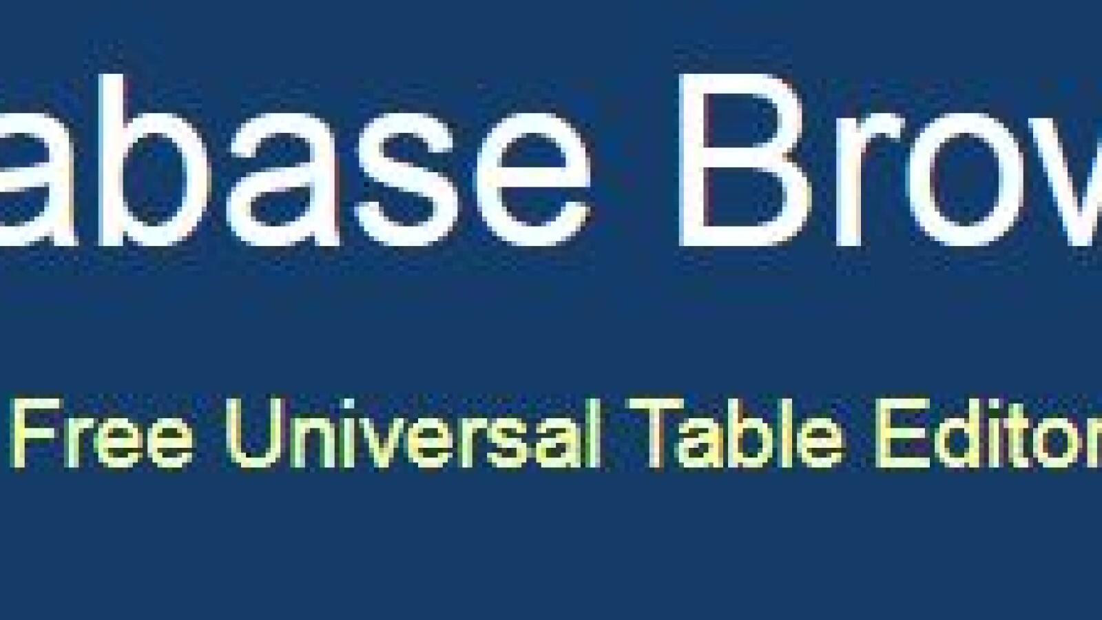 Database Browser