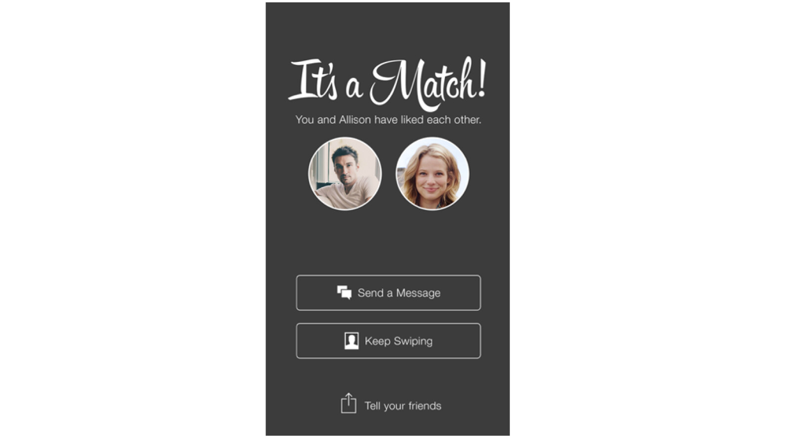 Flirten per tinder