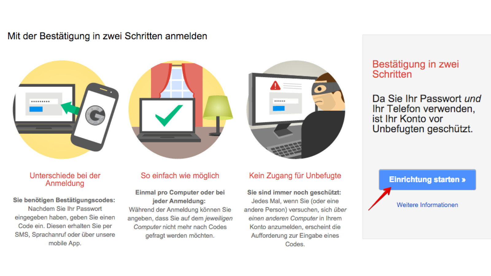 Google-Konto mit Bestätigung in zwei Schritten sichern | NETZWELT