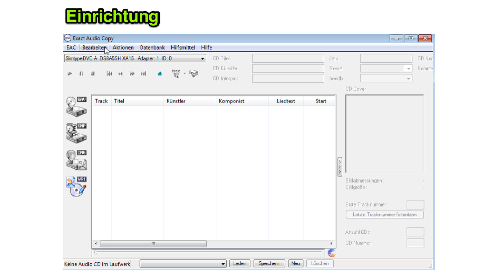Exact Audio Copy Erste Einrichtung Der Dae Software Netzwelt