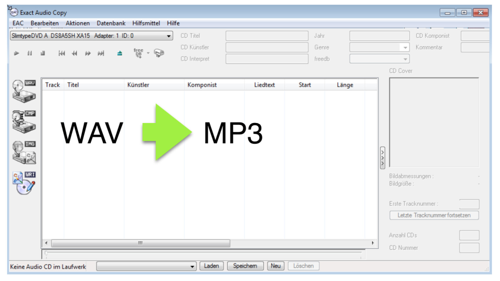 Exact Audio Copy Archivierte Musik In Mp3 Dateien
